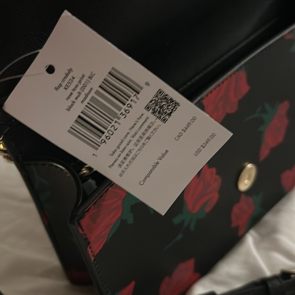 KATE SPADE NWT Madison Rose Toss Printed Flap Crossbody - Picture 10 of 14